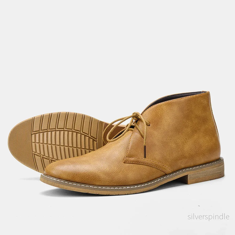 Klassiska Ankelstövlar | Snörning och Rund Tå för Elegant Komfort | Perfekta för Vardags och Formella Tillfällen Klassiska Ankelstövlar | Snörning och Rund Tå för Elegant Komfort | Perfekta för Vardags och Formella Tillfällen