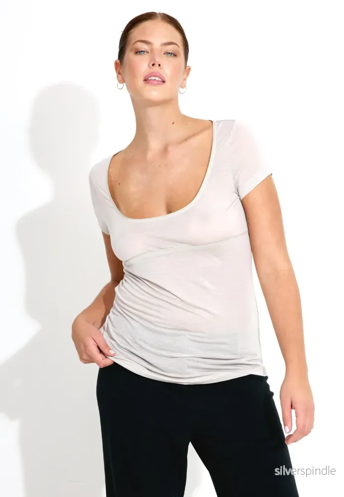 T-SHIRT TENCEL 03553 – grå T-SHIRT TENCEL 03553 – grå