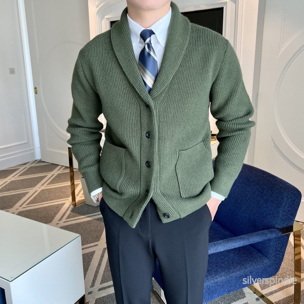 Mason | Tjock Slim Fit Vinterkofta med V-Ringning - Bild 3
