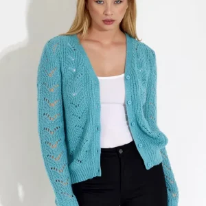 LILO CARDIGAN – Celadon blu LILO CARDIGAN – Celadon blu