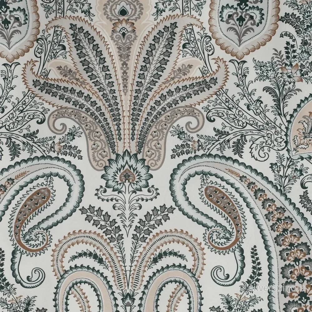 GANT Key West Paisley Påslakan - Tartan Green - Bild 2