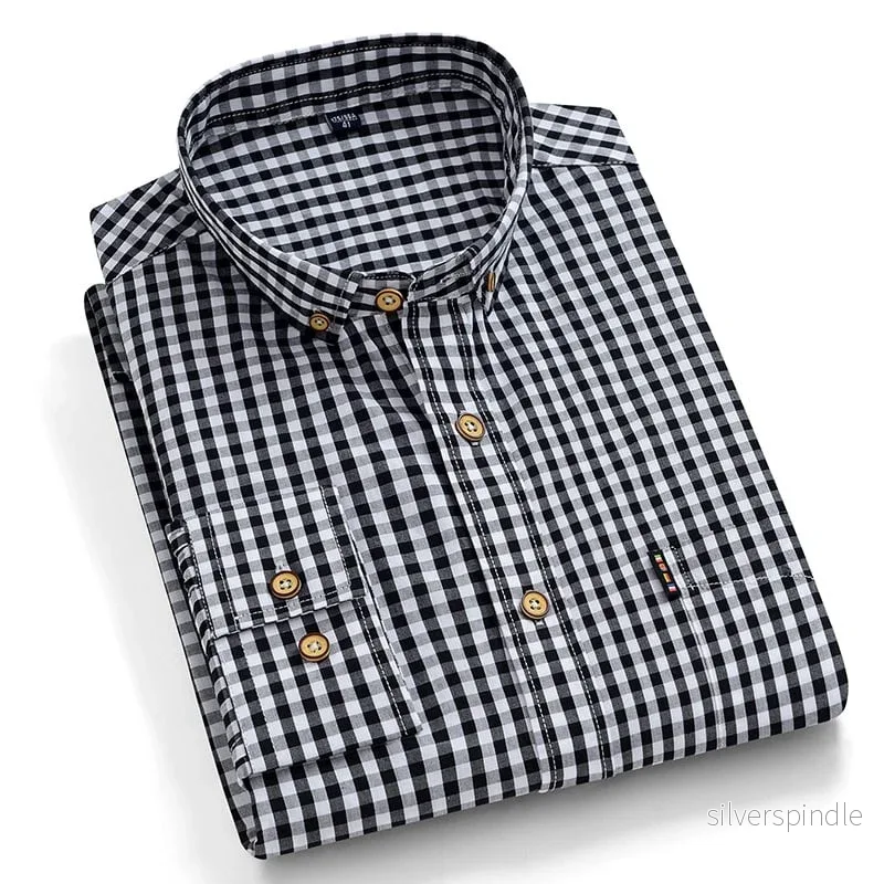 Ethan | Modern Slim Fit Skjorta med Fyrkantig Krage Ethan | Modern Slim Fit Skjorta med Fyrkantig Krage