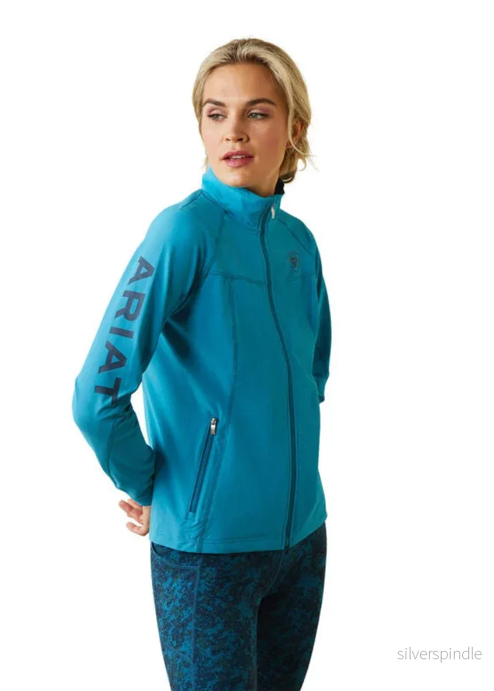 Ariat Agile Softshell Jacket Mosaic Blue - Bild 2