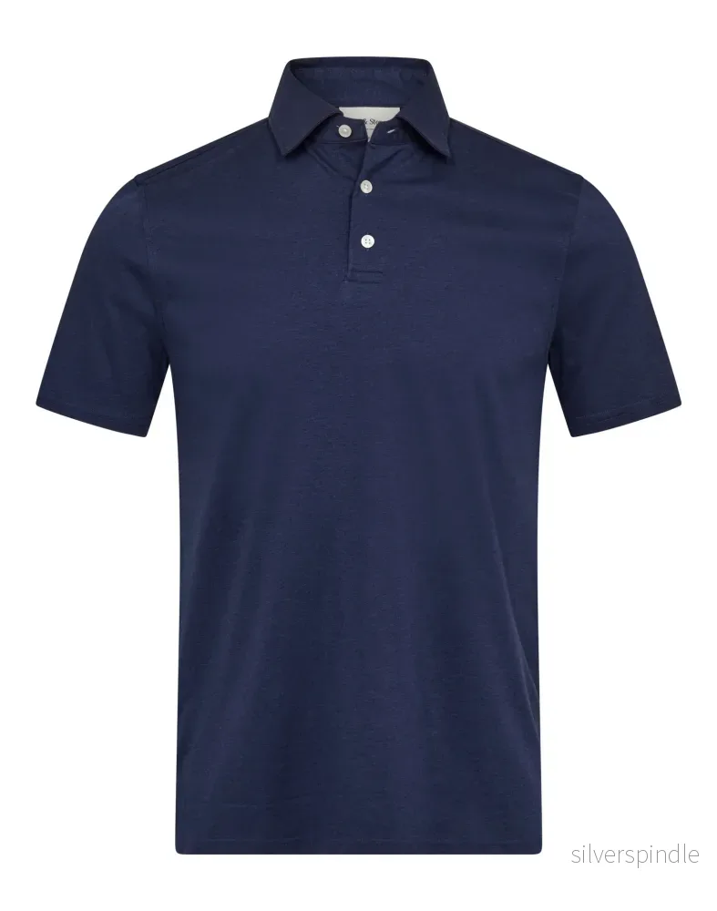 BS Cayo Regular Fit Pikétröja - Marinblå