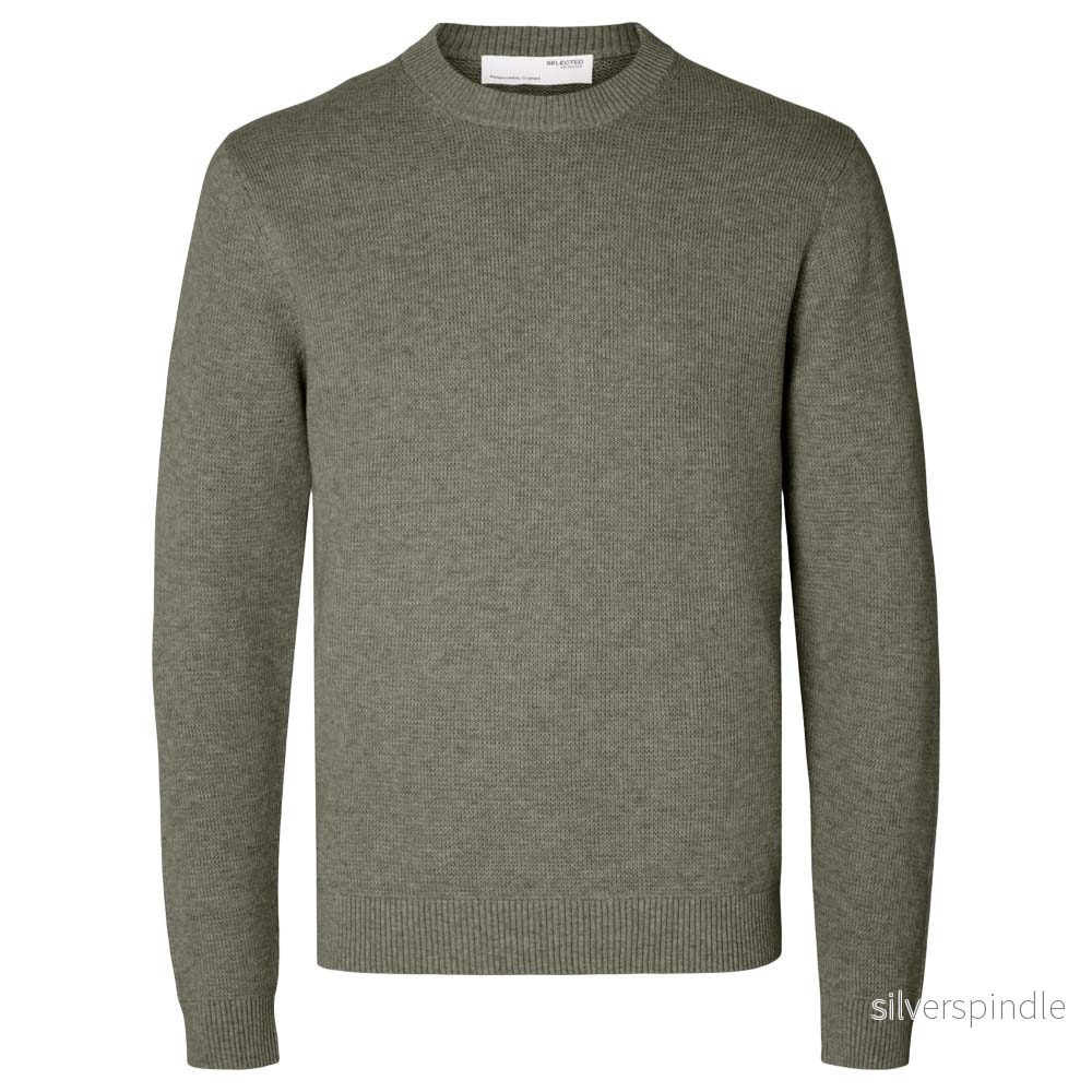 DANE KNIT CREWNECK VETIEVER