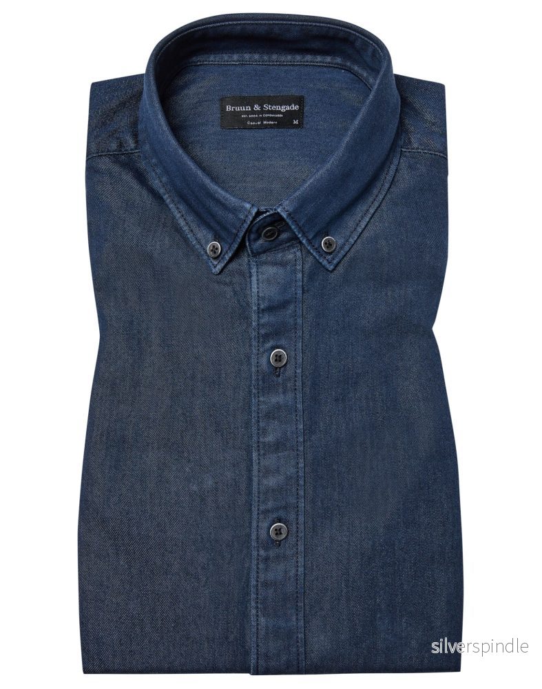 BS Sola casual modern fit Skjorta - Indigo