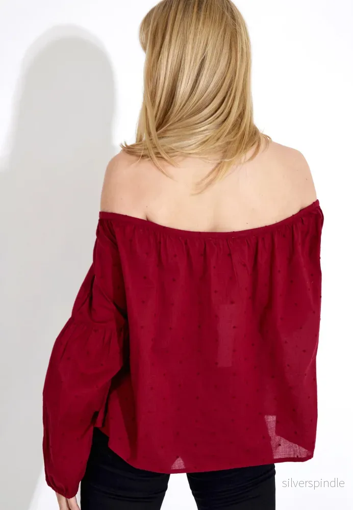BLOUSE SLEEVELESS - Röd - Bild 3