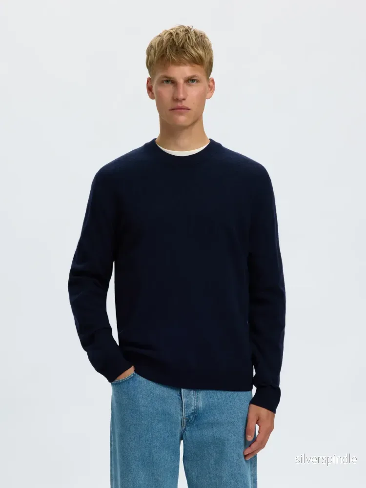 TRAY BRUSHED MERINO WOOL NAVY - Bild 2