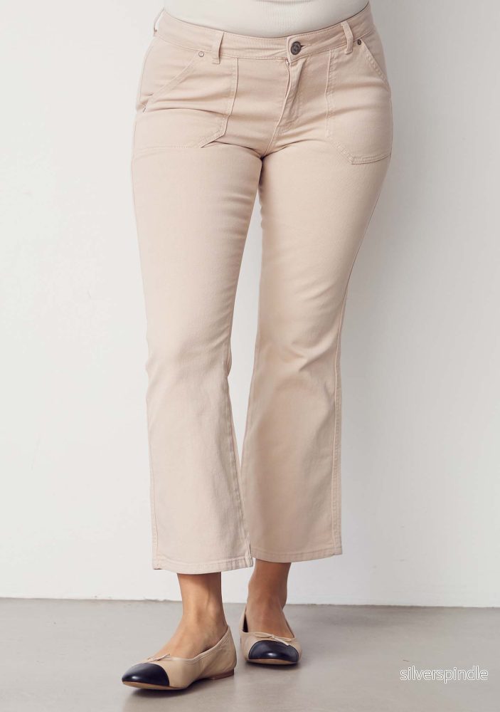 Como Twill Flare Pant – Dark Sand Como Twill Flare Pant – Dark Sand