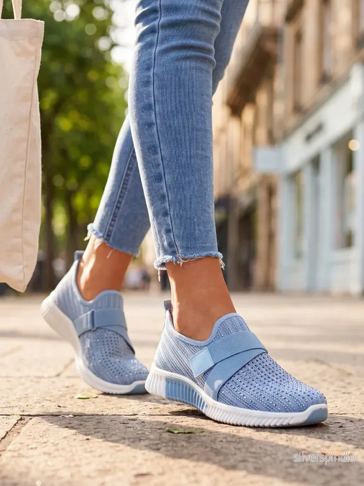 Ortopediska slip-on sneakers med hållningsstöd