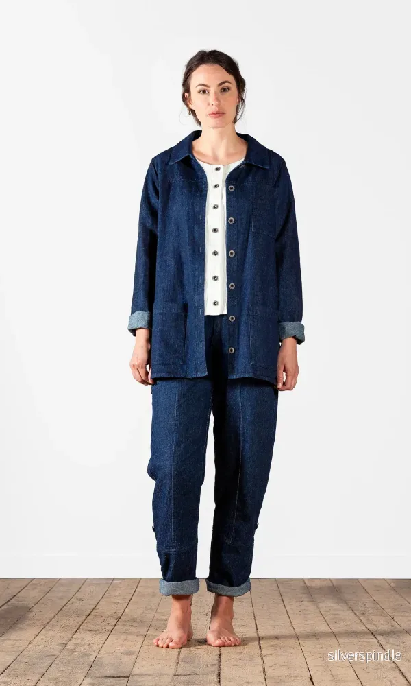 Jeansjacka i oversizemodell Jeansjacka i oversizemodell