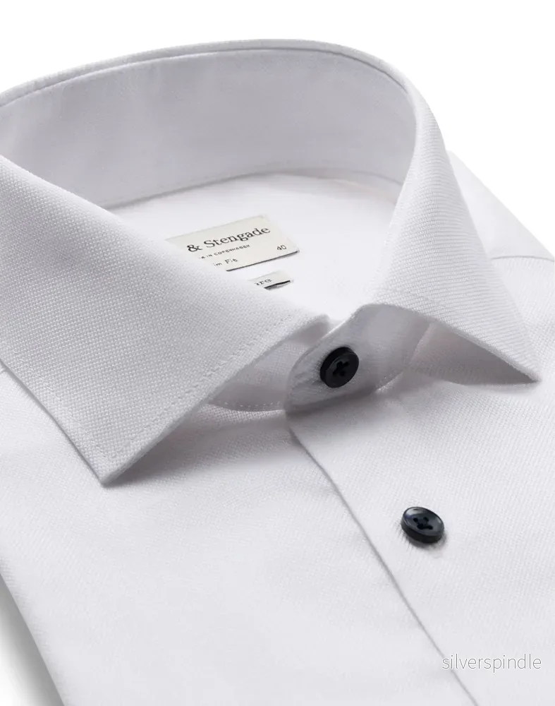 BS Zhang Slim Fit Skjorta - White - Bild 2