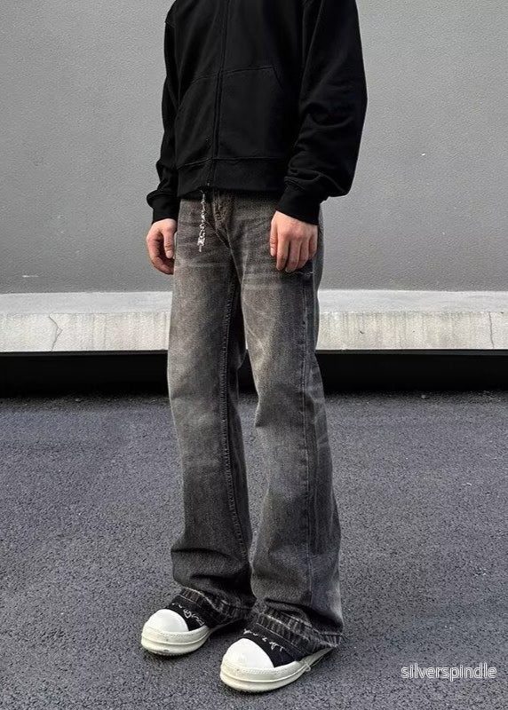 Ethan | Slim Fit Svarta Herrjeans Med Raka Ben - Bild 2