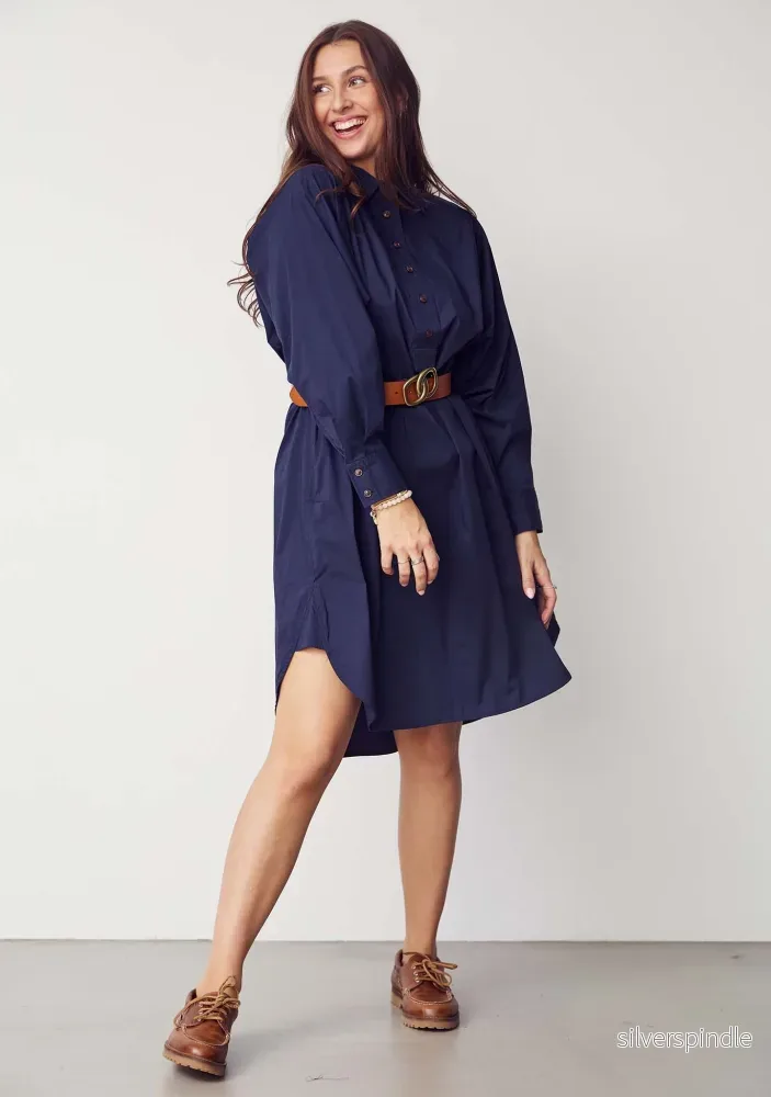 Sigga Dress - Navy - Bild 3