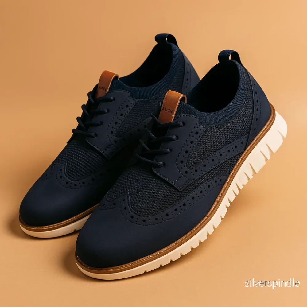 Eleganta Brogue Dress Shoes för Män med Andningsbar Design | Komfortabel och Stilig för Arbete och Fritid - Bild 2