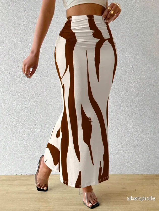 Sophie | Elegant Plisserad Svart Kjol Dam - Bild 3