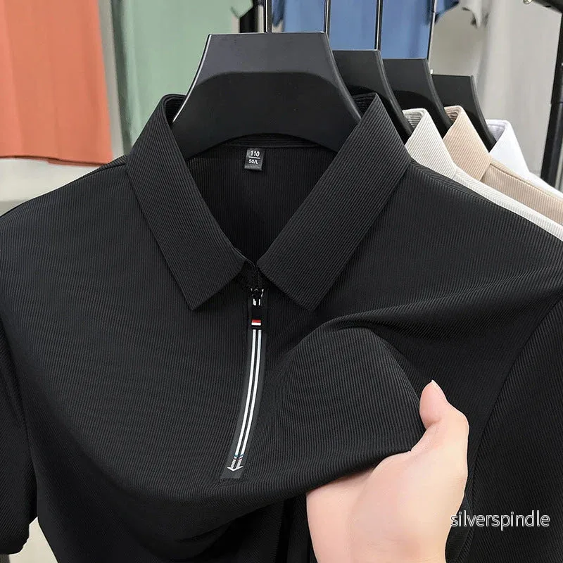 Ethan | Slim Fit Halv Dragkedja Polotröja för Sommarbruk Ethan | Slim Fit Halv Dragkedja Polotröja för Sommarbruk