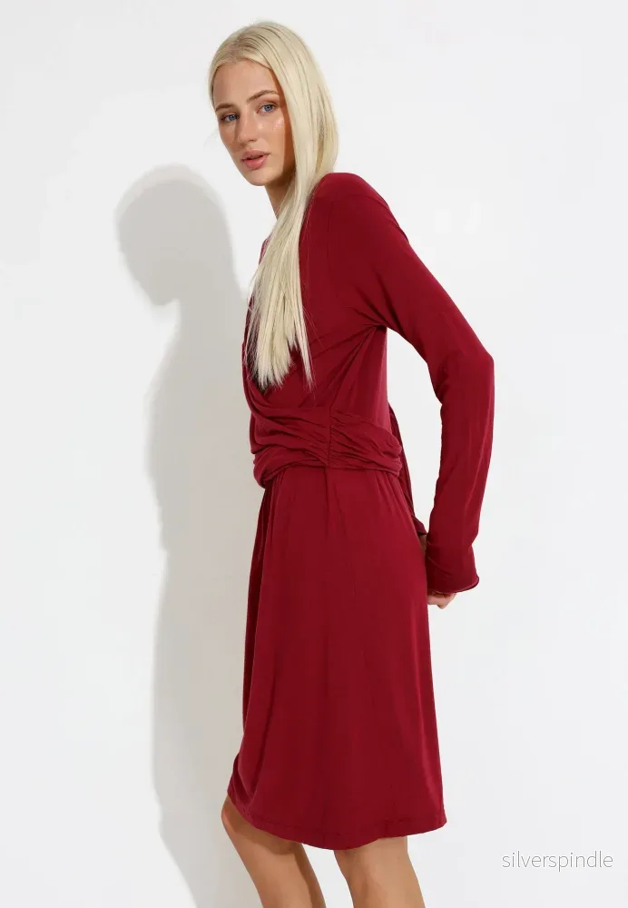 VANDM ABITO DRESS - Röd - Bild 3