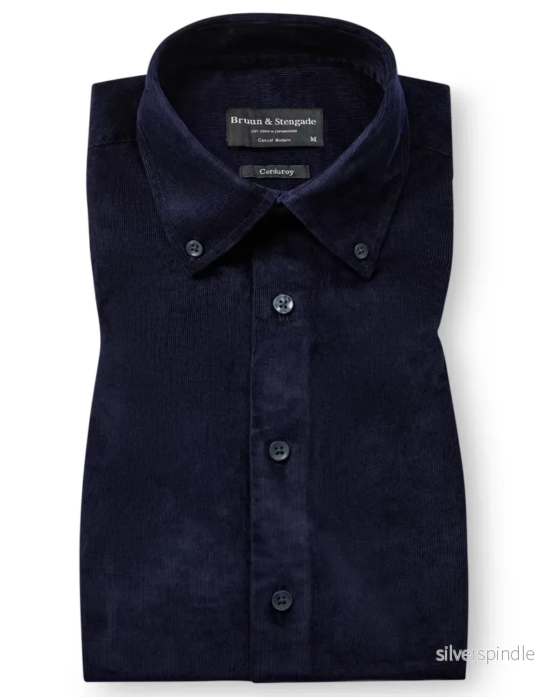 BS Osei Casual Modern Fit Skjorta – Navy BS Osei Casual Modern Fit Skjorta – Navy