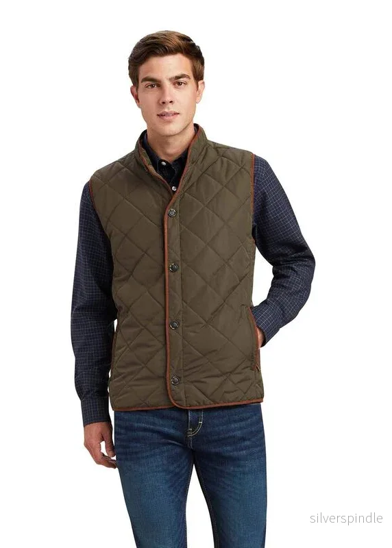 Ariat Mens Woodside Vest Earth Ariat Mens Woodside Vest Earth