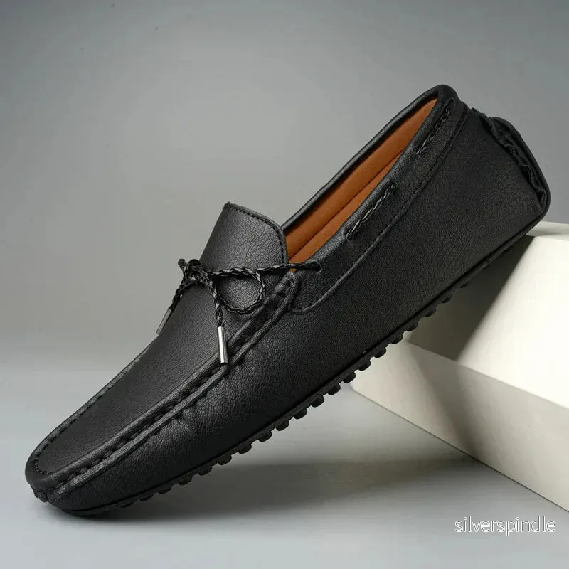 Ethan | Eleganta Svarta Slip-On Loafers för Dam - Bild 3