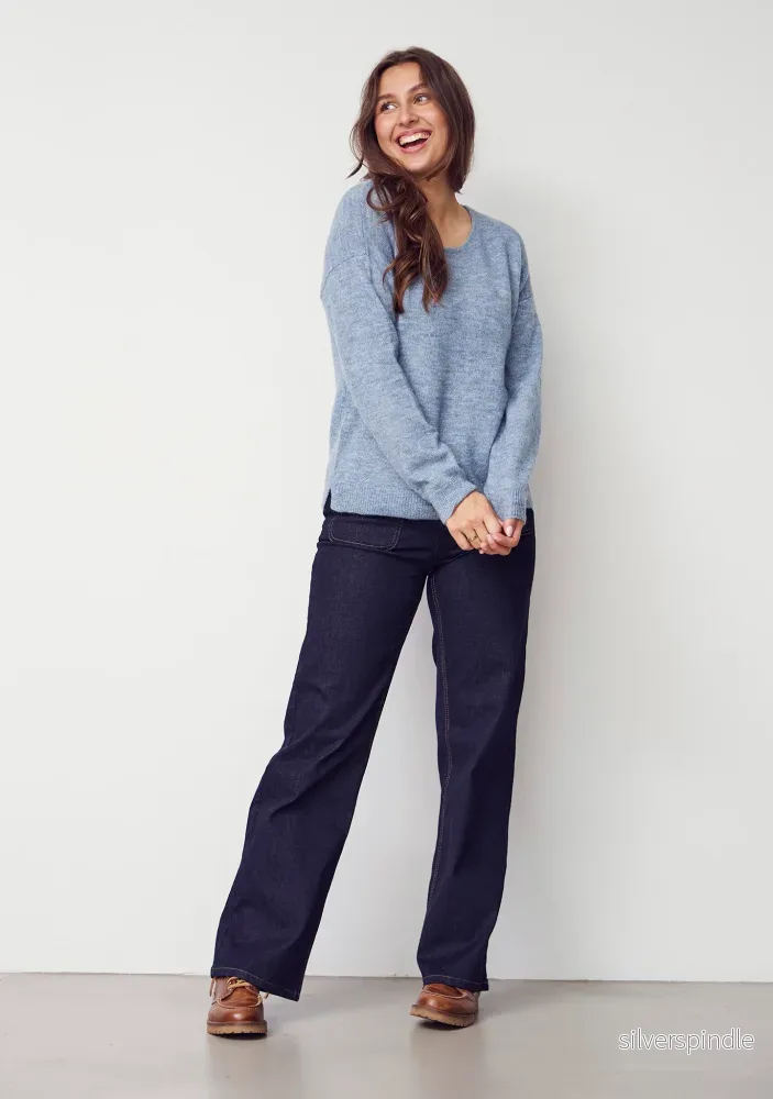 Anna Classic Pullover - Ice Blue - Bild 3