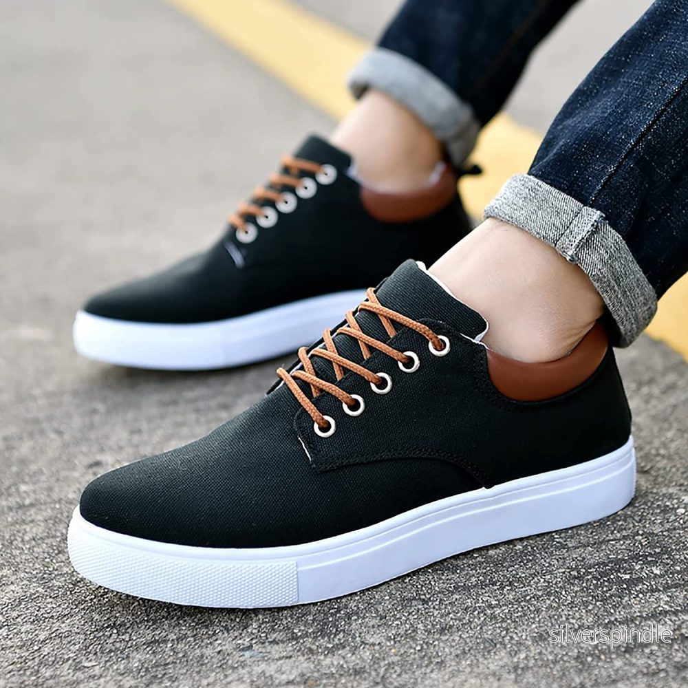 Mångsidiga Träningsskor för Män med Låg Passform | Bekväma Sneakers för Vardagligt Bruk - Bild 3