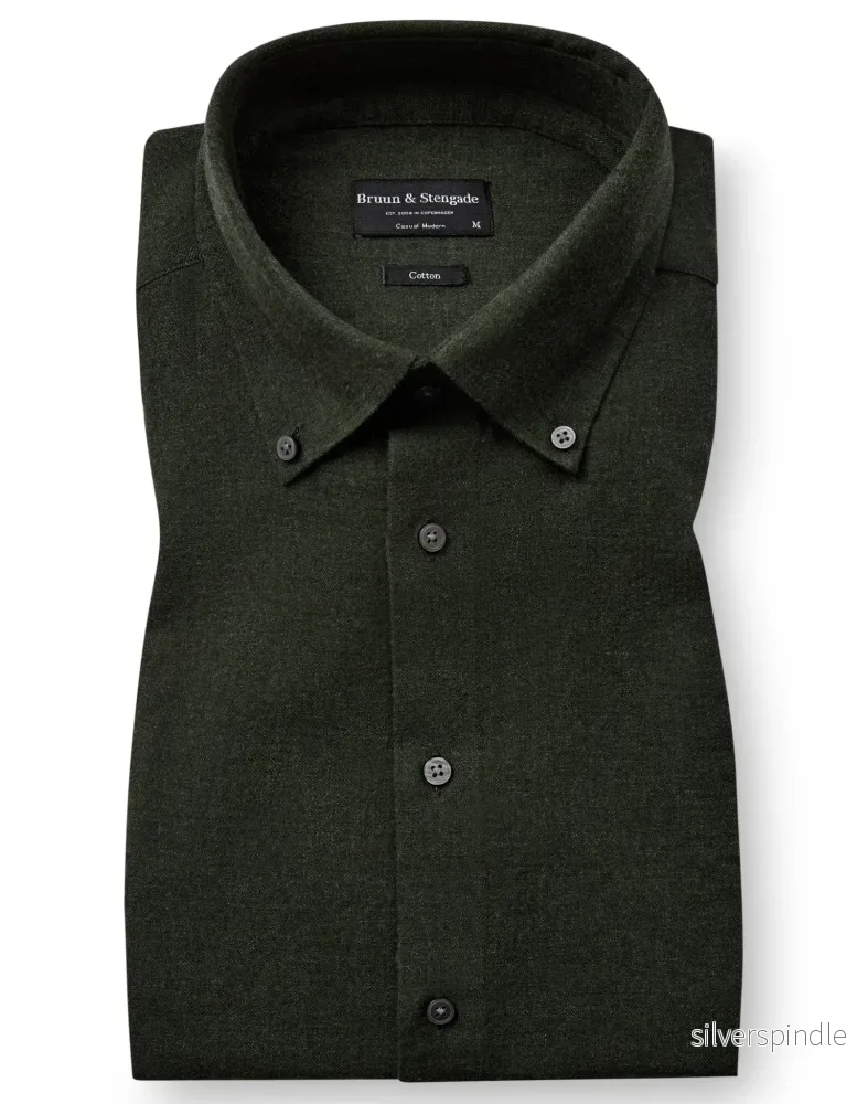 BS Muriel Casual Modern Fit Skjorta - Army