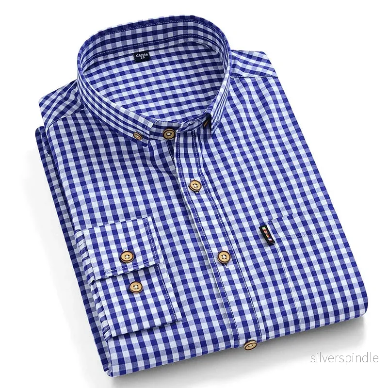 Ethan | Modern Slim Fit Skjorta med Fyrkantig Krage - Bild 3