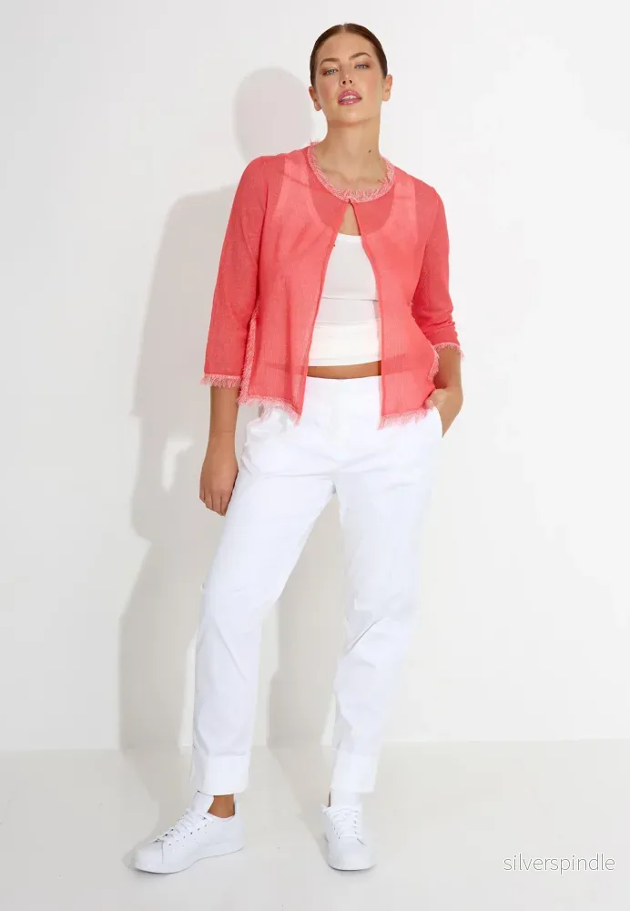 CARDIGAN 00605 - Röd
