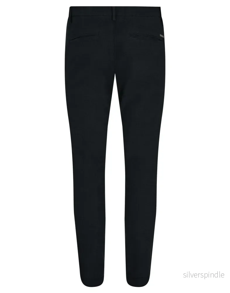 BS Osvald Slim Fit Chinos - Black - Bild 2