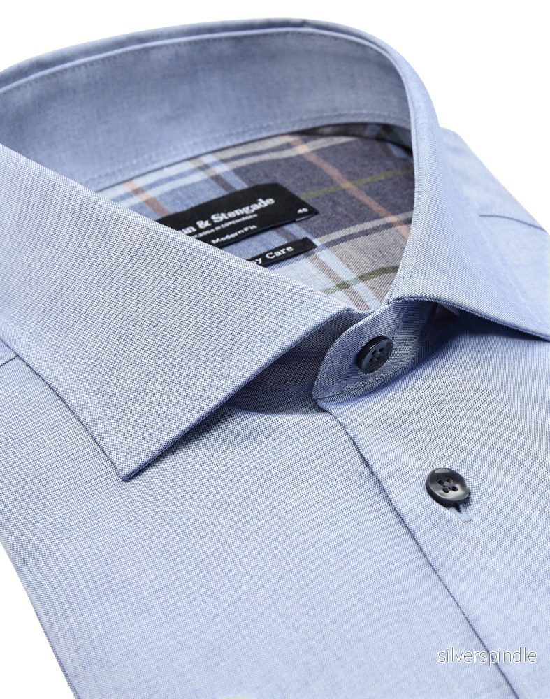 BS Akpom modern fit Skjorta - Blue - Bild 2