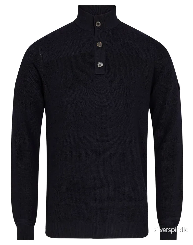 BS Elliot regular fit Strik – Marinblå BS Elliot regular fit Strik – Marinblå