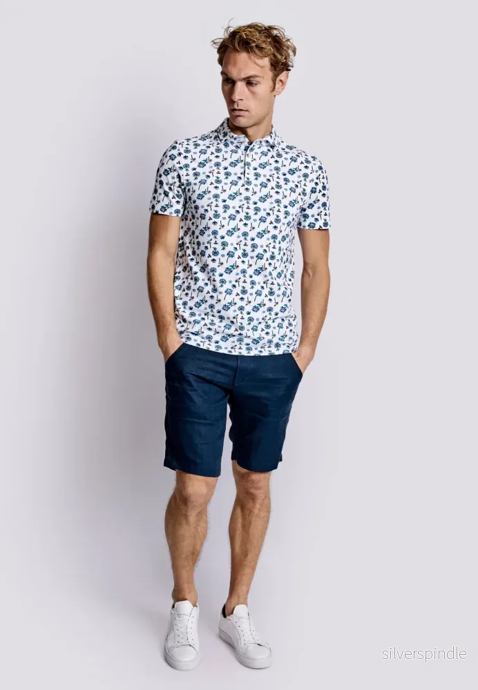 BS Andros Regular Fit Shorts - Navy - Bild 3