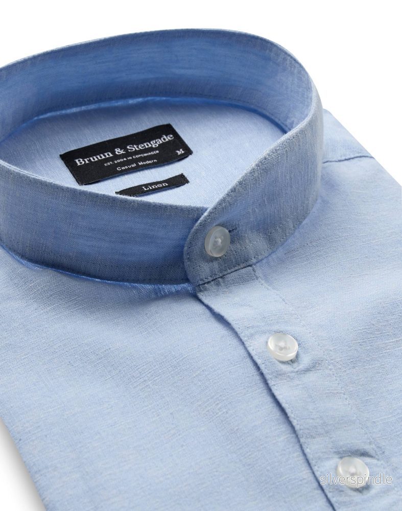 BS Crawford Casual Modern Fit Skjorta - Light Blue - Bild 2
