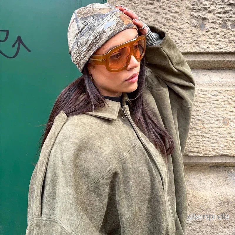 Sophie | Trendig Oversized Jacka med Mocka-Look - Bild 3