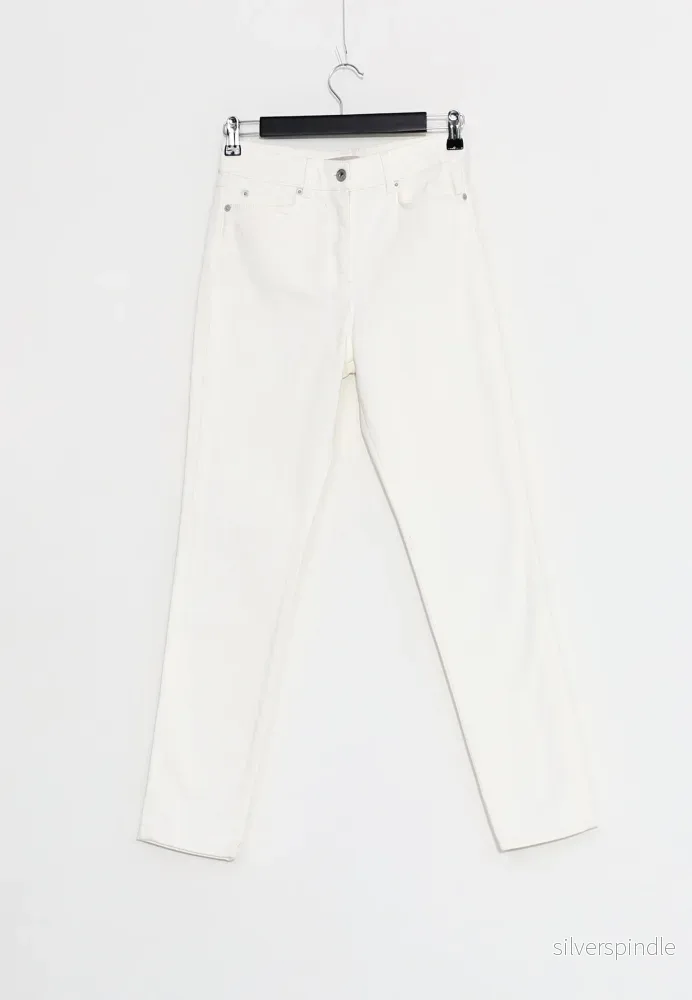 DENIM SLIM FIT BYXOR - Vit