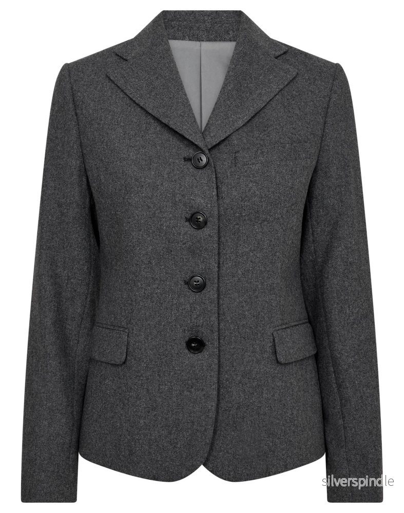 BS Maria Slim Fit Blazer - Dark Grey