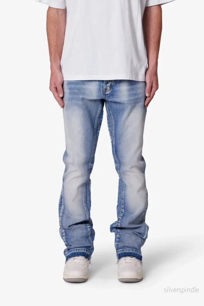Ethan | Distressed Slim Fit Bootcut Jeans Herr - Bild 3