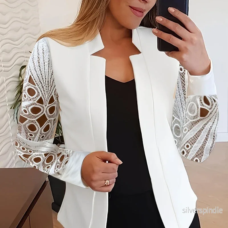 Sophie | Elegant Slim Fit Höstkostym Med Ståkrage