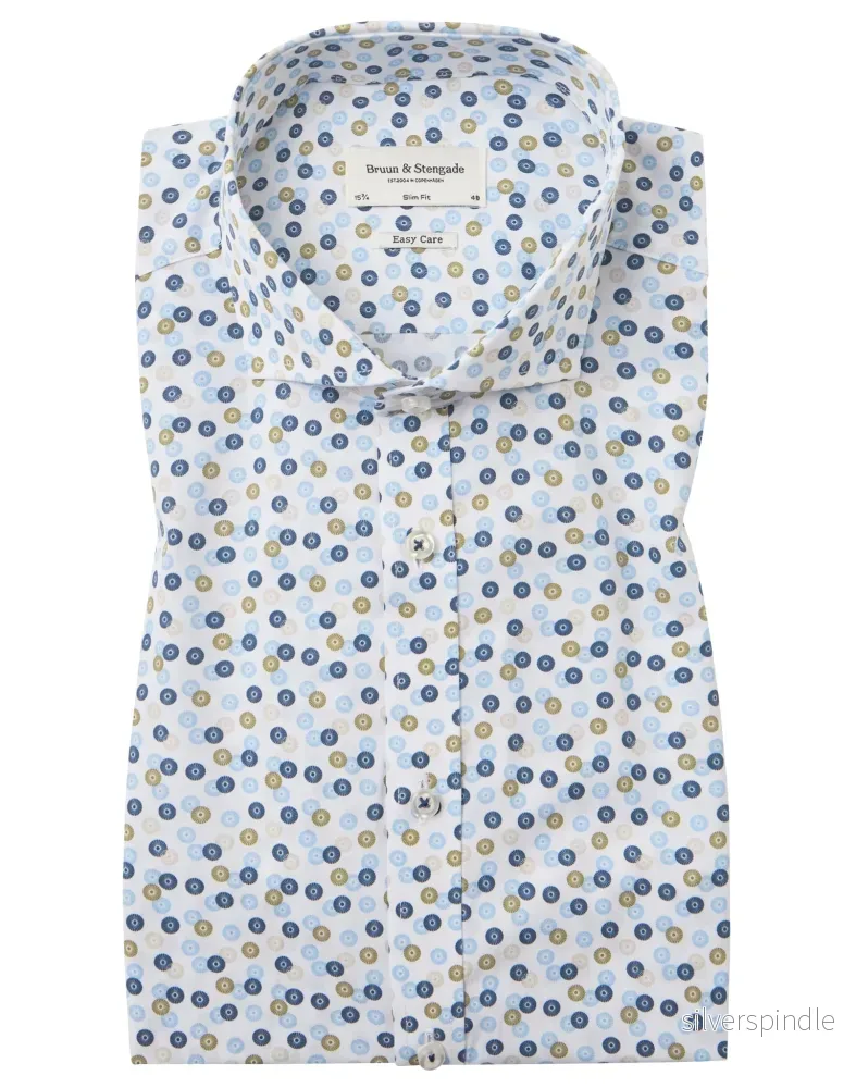 BS Nedved Slim Fit Skjorta - White
