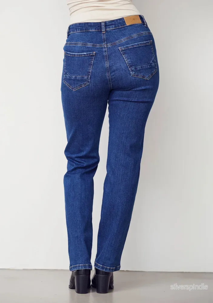 Portofino Straight Jeans - Darker Classic Wash - Bild 3