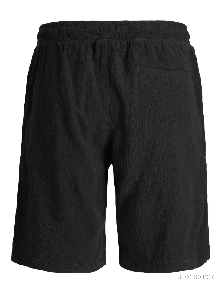 Crinkle Svarta Shorts Jack&Jones - Bild 3