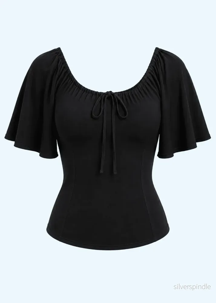 Butterfly topp – svart Butterfly topp – svart