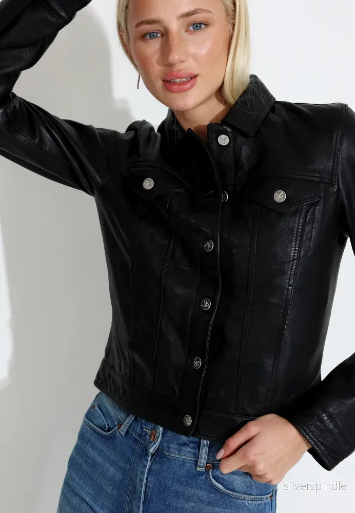 LEATHER JACKET - CK Black - Bild 2