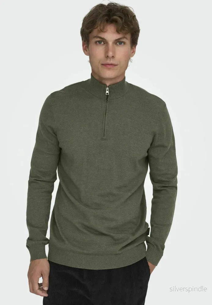 PHIL STRUC HALF ZIP CASTOR GRAY PHIL STRUC HALF ZIP CASTOR GRAY