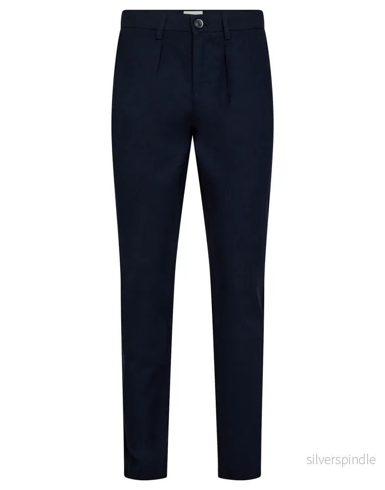 BS Ikaros Slim Fit Chinos – Marinblå BS Ikaros Slim Fit Chinos – Marinblå