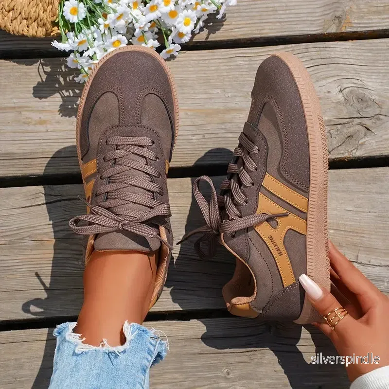 Oliver | Retroinspirerade Sneakers med Paneler och Komfort - Bild 3