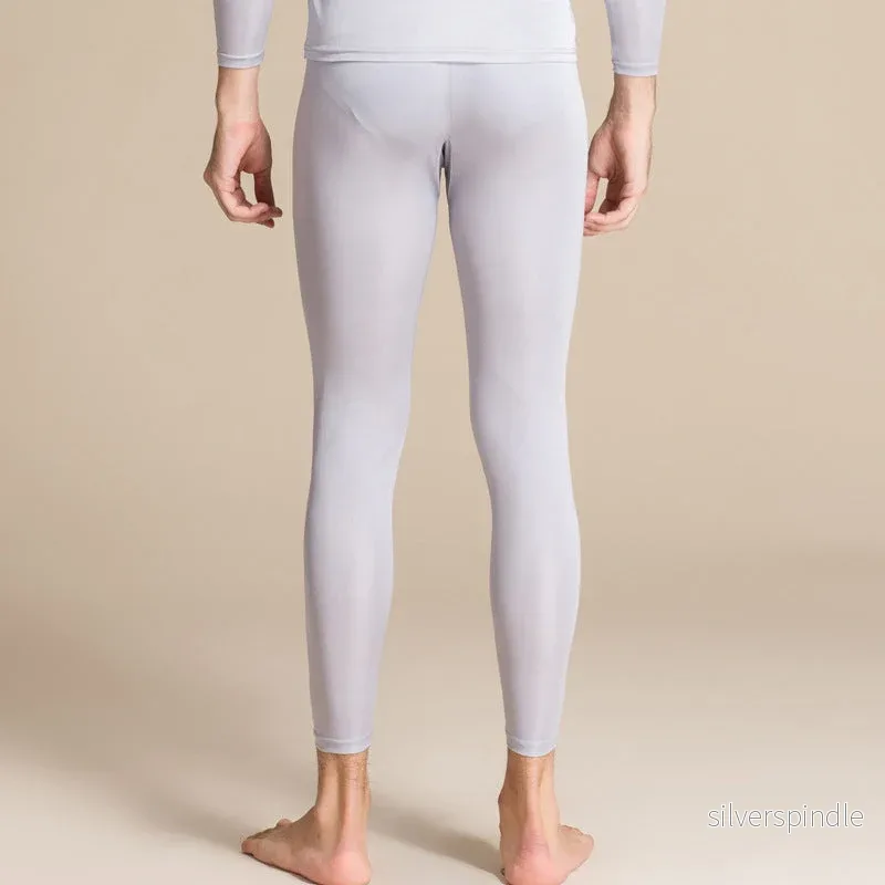 Ethan | Slim Fit Vintertermobyxor i Mullbärssilke - Bild 3