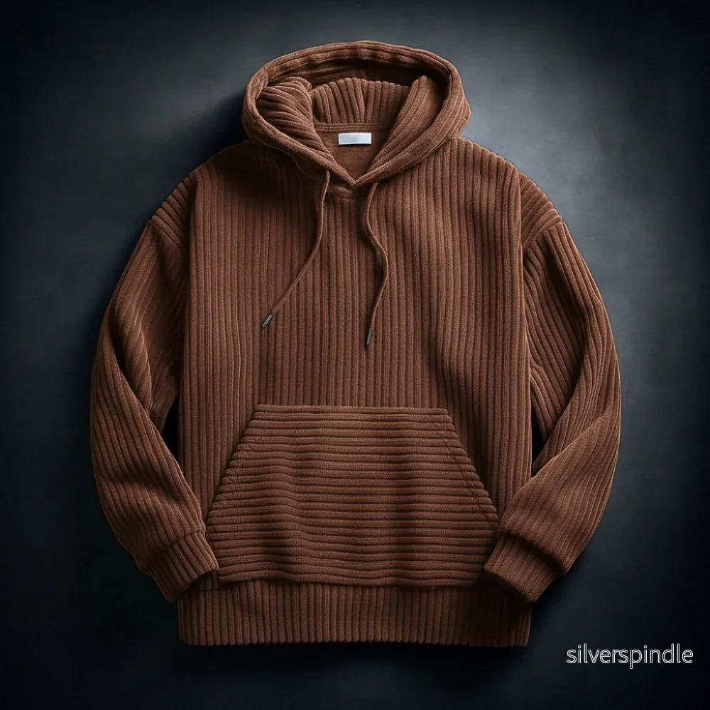 Liam | Strukturerad Hoodie med Avslappnad Passform - Bild 3